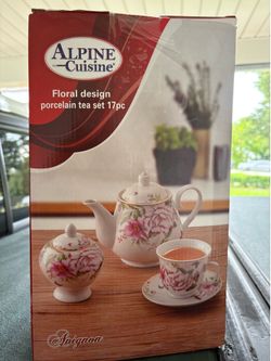 Porcelain 17 pc. Tea set