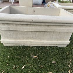 Solid Cement Planter Boxes