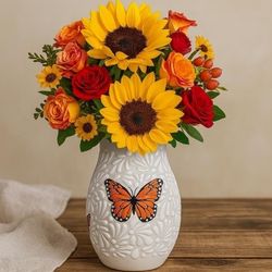 Talavera Flowers Vase 💐 Etsy Casamxartesanalstore 