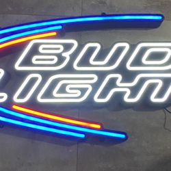 Bud light sign light up
