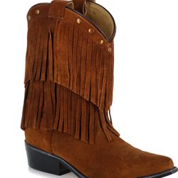 Shyanne - Girls Fringe Cowboy Cowgirl Boots