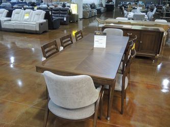 Magnussen Ashford Maple 10 Pc Dining Room Set - Maple Brown | Table And Chairs