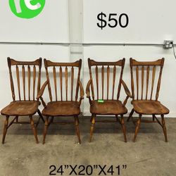 Mid Century Cushman Chairs Set of 4 