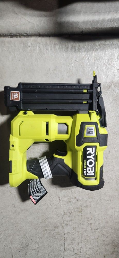 RYOBI
ONE+ HP 18V 18-Gauge Brushless Cordless AirStrike Brad Nailer (Tool Only)