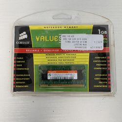 Corsair Memory 1GB DDR2 SDRAM PC2-4200 533MHz RAM | Notebook Memory Brand New