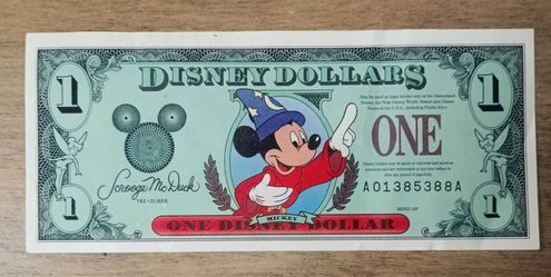 Disney $1 Dollar - Series 1997