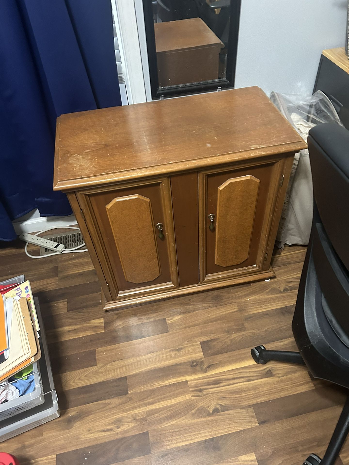 Small Brown Cabinet