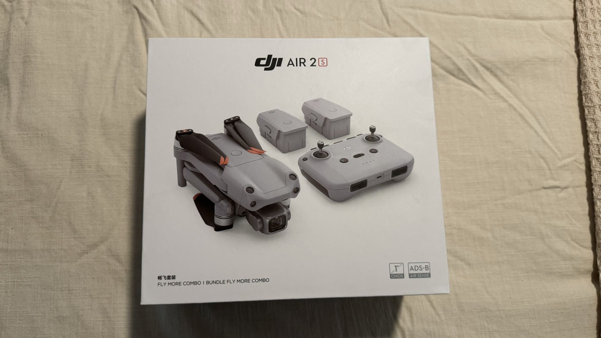 Nearly New DJI Air 2s Fly More Drone Combo – Complete in Box with Minimal Flight Time