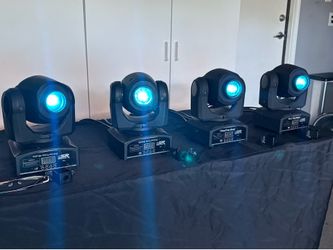 Set of (4)  30W LED DMX Spot Moving Heads