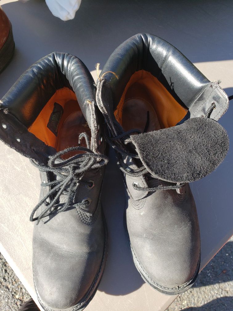 Womens Black Timberland boots