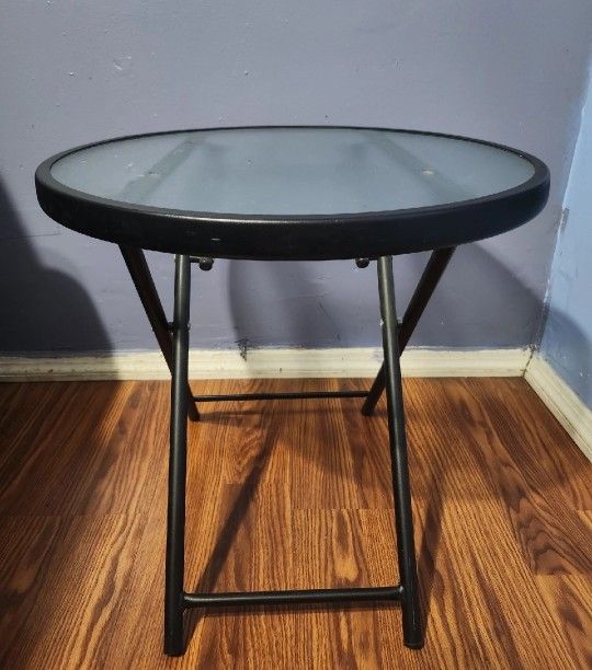 Round Glass Table 
