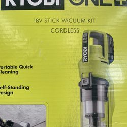 Ryobi 18v Cordless Stick Vacuum Kit