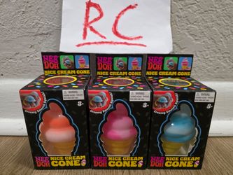 (1) Schylling Needoh Nice Cream Cone - Sensory Squeeze Toy