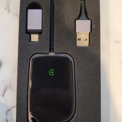 EZHAUS Wireless CarPlay Adapter, 2025 Upgraded Plug & Play Convert Wired to Wireless for iPhone, Low Latency Car Play Adapter Wired CarPlay to Wireles