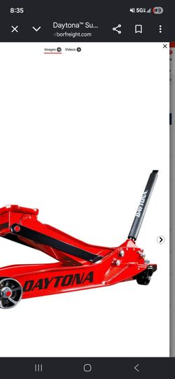 New Color
DAYTONA 3 Ton Low-Profile Superduty Floor Jack with RAPID PUMP, Metallic Red