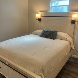 Queen Size Bed Frame Bobs Discount Furniture