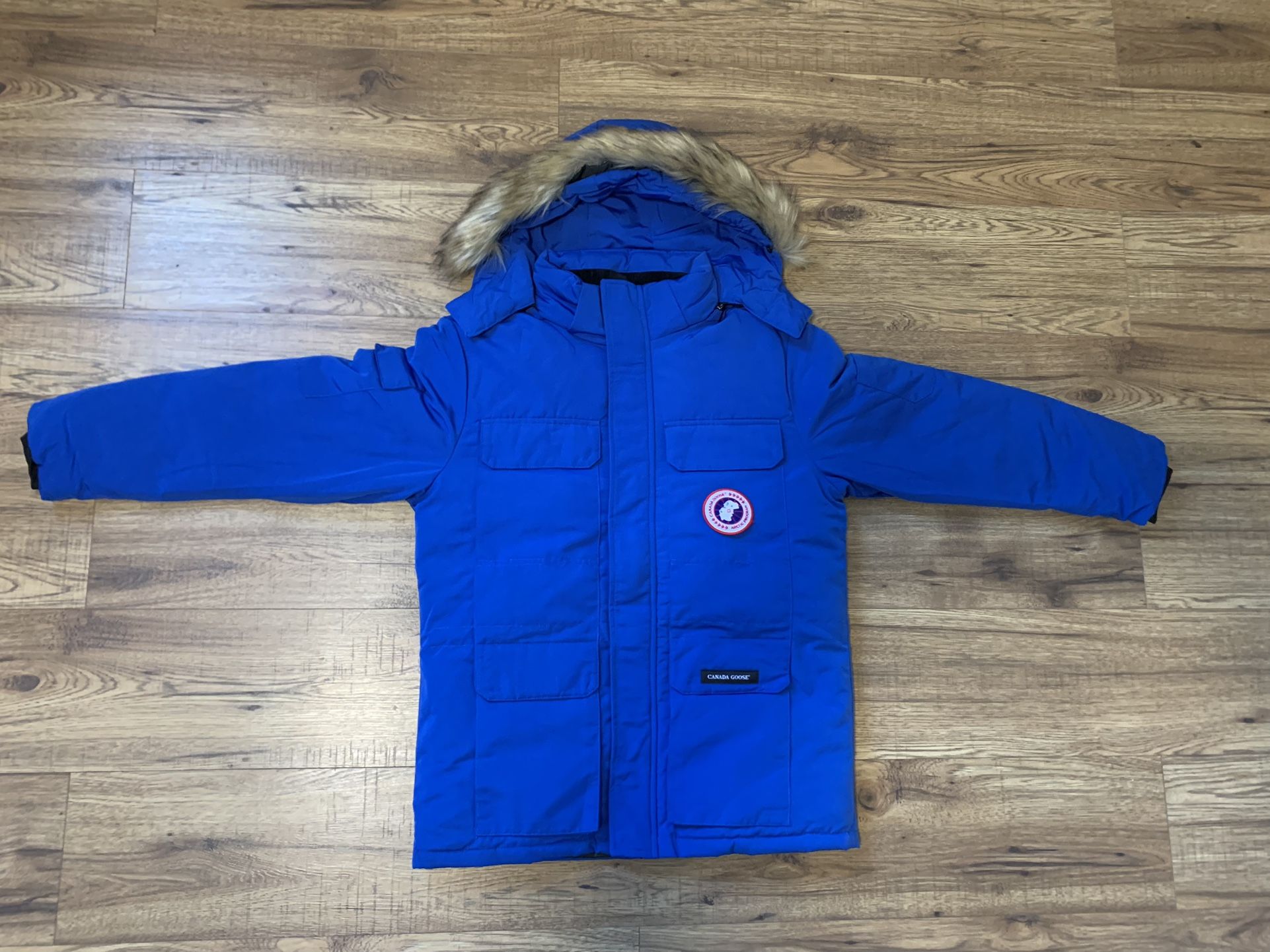Canada Goose Blue Langford Parka Size XL With Fur