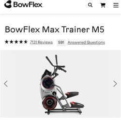 Bowflex Max Trainer M5