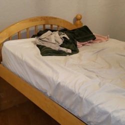 FREE  Twin captains bed with mattress (no boxspring)