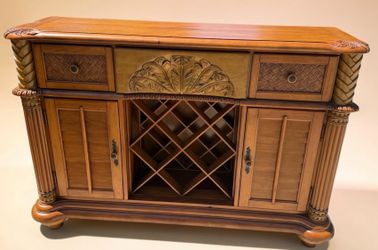 Tommy Bahama Style Solid Wood Sideboard Buffet, Tv Cabinent