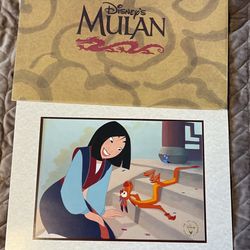 ⚔️ Disney’s MULAN 1999 Lithograph Collection – Disney Store Exclusive Collector’s Edition 🐉