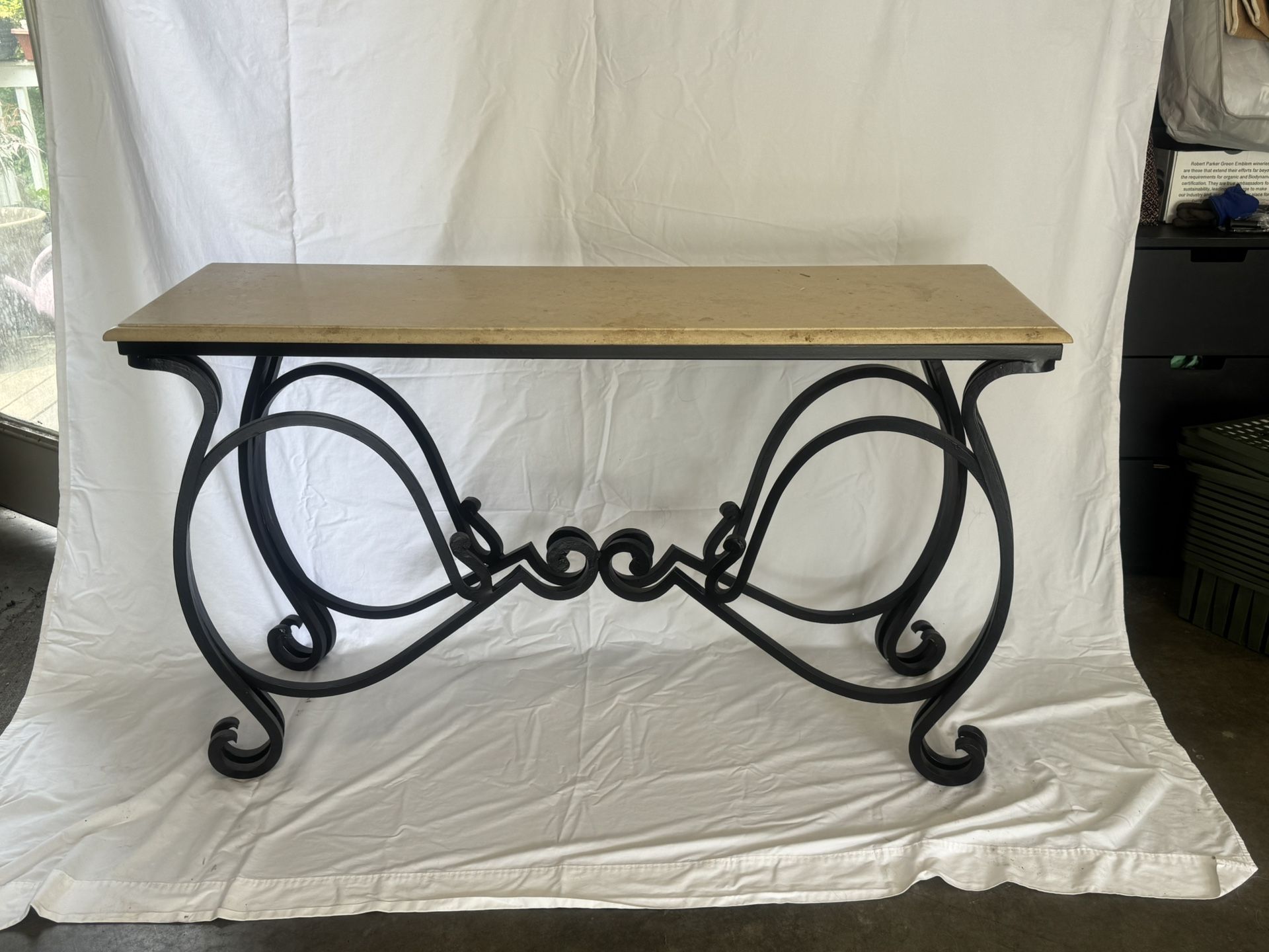 Stone Top Sofa Table