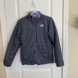 Girls North Face Reversible Jacket Size 14/16