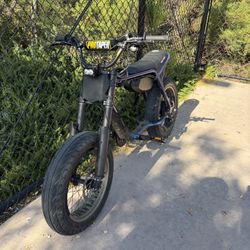 Super 73 ZX Adventure Series with a BAC comes with fast charger/lock