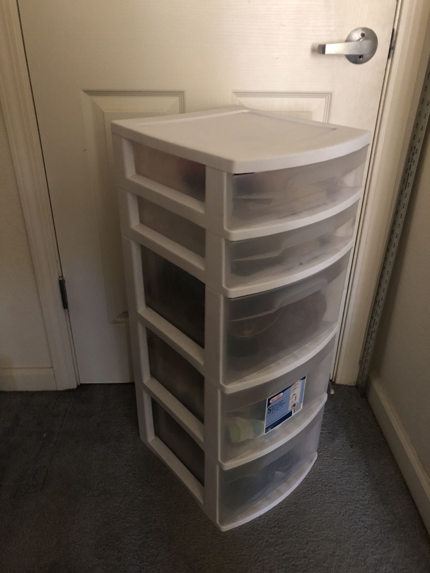 5 drawer storage container