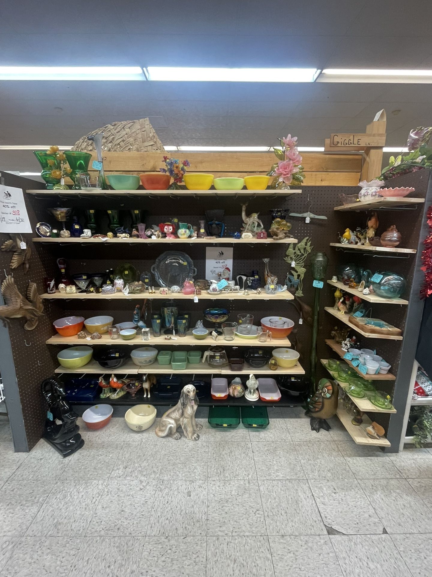 Vintage Art Glass, Cases, Banks, Toys And other Collectibles