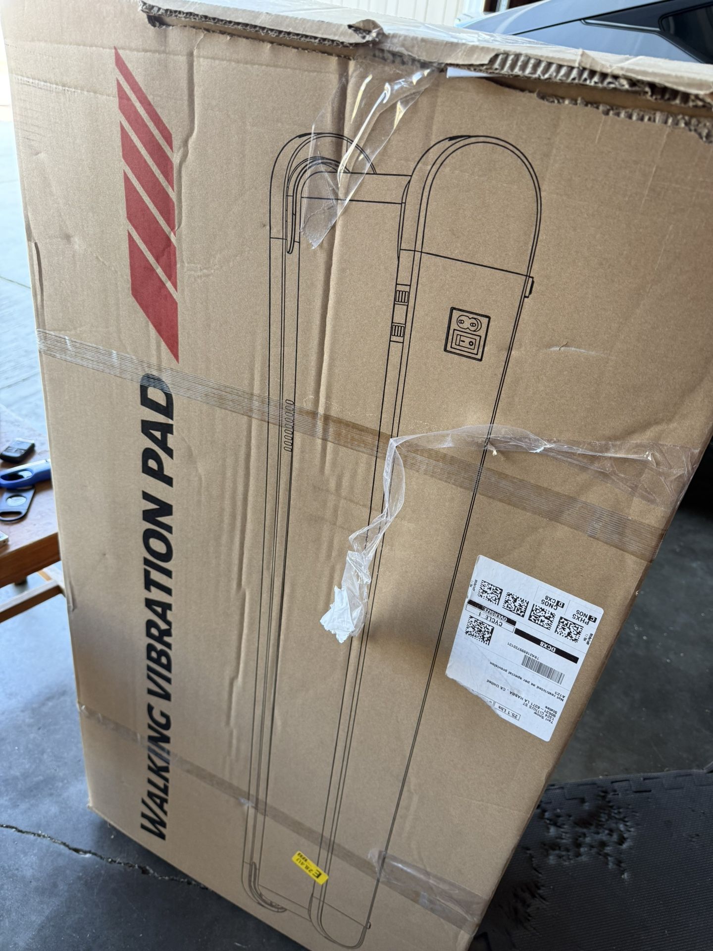 Sperax Standing Desk Walking Treadmill with Vibration Mode