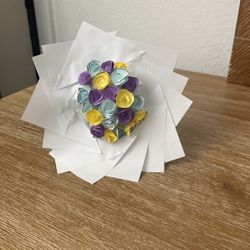 Hand Made Paper Flower Bouquets And Hand Made Flower Bears