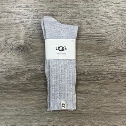 UGG Rib Knit Slouchy Crew Sock (Icelandic Blue)