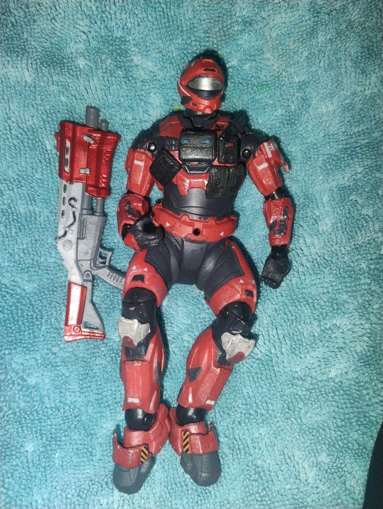 Halo Reach Red Soldier 5in Spartan Figure