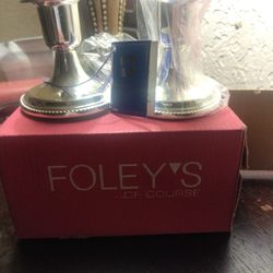 Silver plated Candle Holders