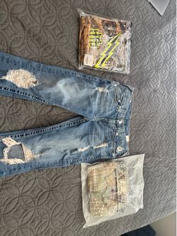Bundle deal Eric Emmanuel shorts, true religion Jean  and a vale flannel