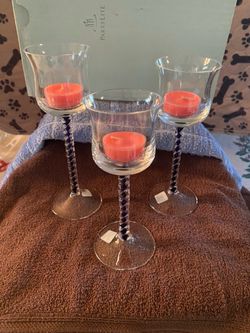Partylite-“Harlequin Votive Holder Set