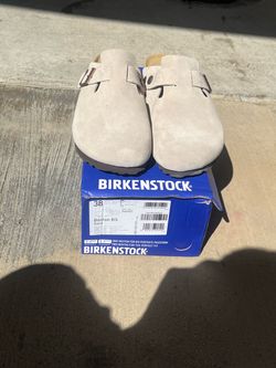 Birkenstock Boston BS Sand Suede – Size 38 / Women’s 7