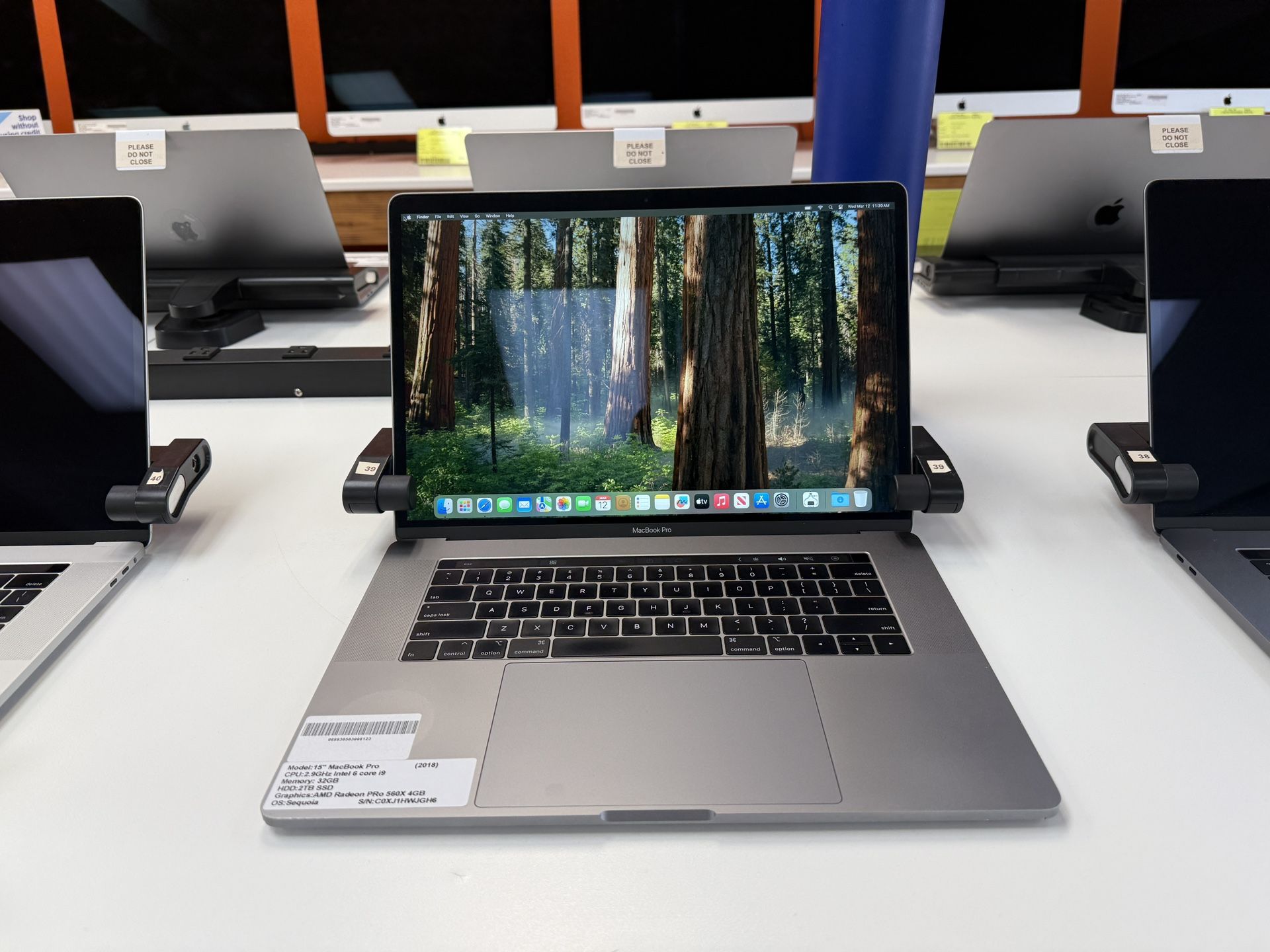 MacBook Pro 15 Inch 2TB SSD Storage 32GB