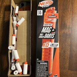 Nerf Pro Mag+ half length Darts