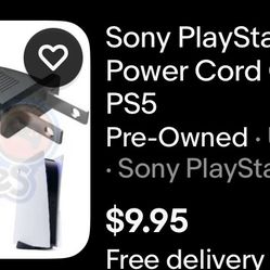 PS5 Power Cords.  