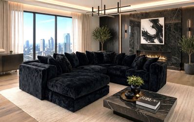 BLACK COUCH