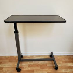 Proheal Medical Overbed Table With Wheels And Adjustable Height