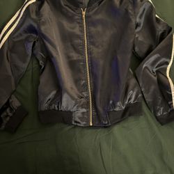 Fashion Bug Navy Blue Bomber Jacket M