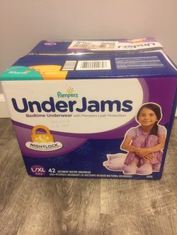 Pampers UnderJams bedtime underwear $18/ pick up Gahanna Firm price