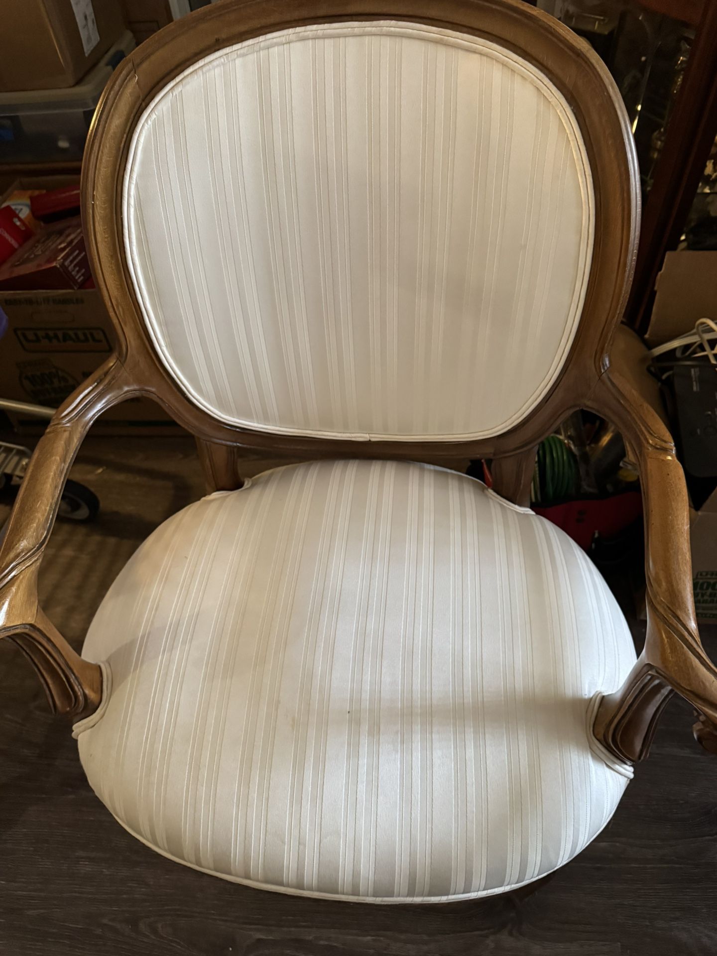 2 Vintage Wooden Dining Chairs 