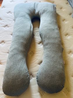 AngQi U-Shaped Full Body Pillow / Pregnancy Pillow - Like New