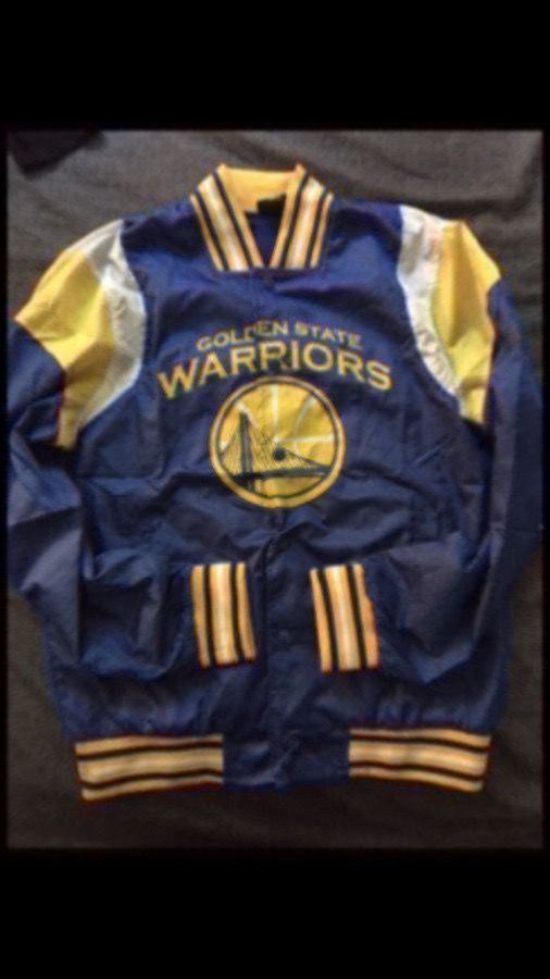 Men's retro Golden State Warriors windbreaker