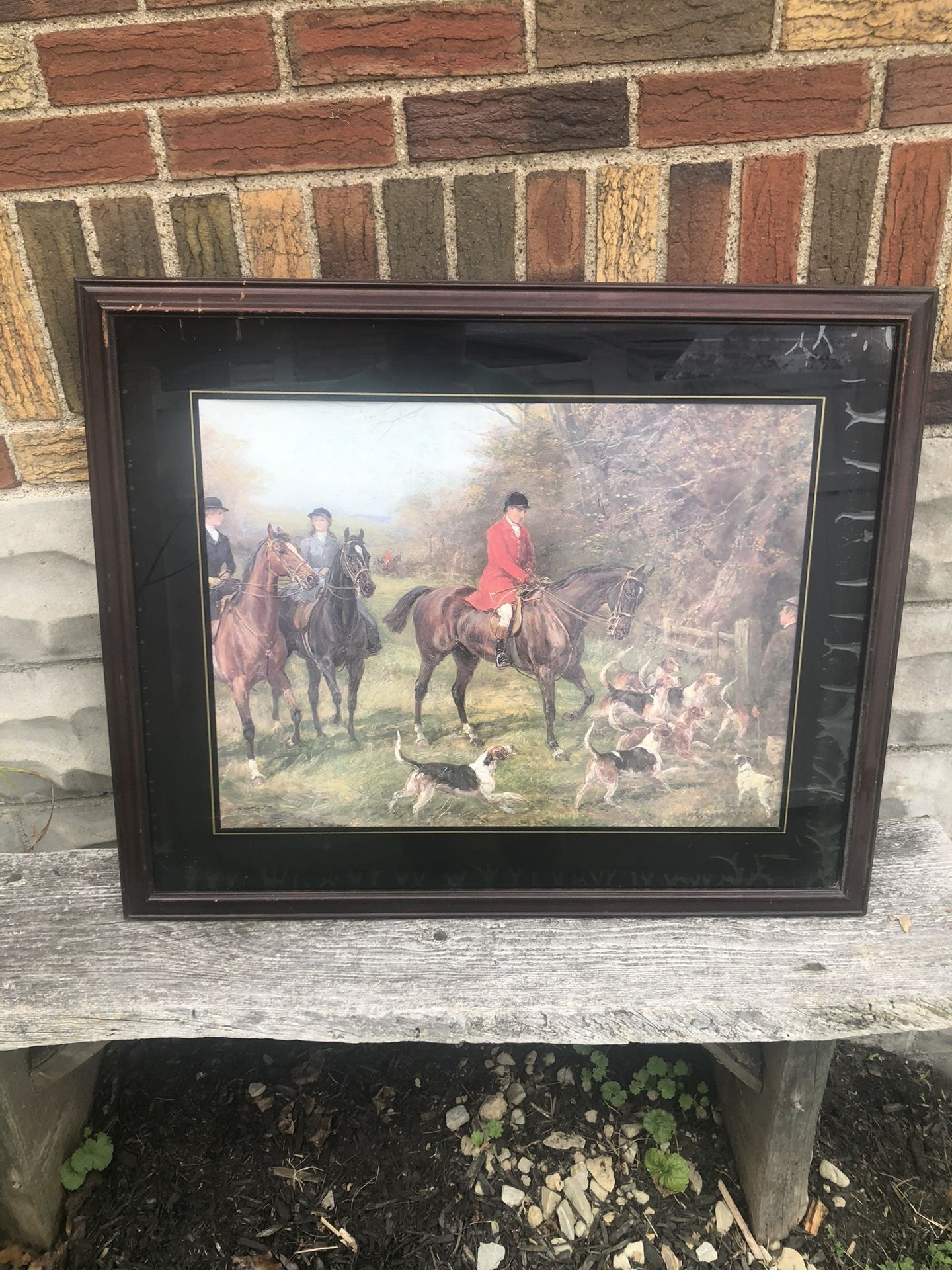 Framed Print The Hunting Party