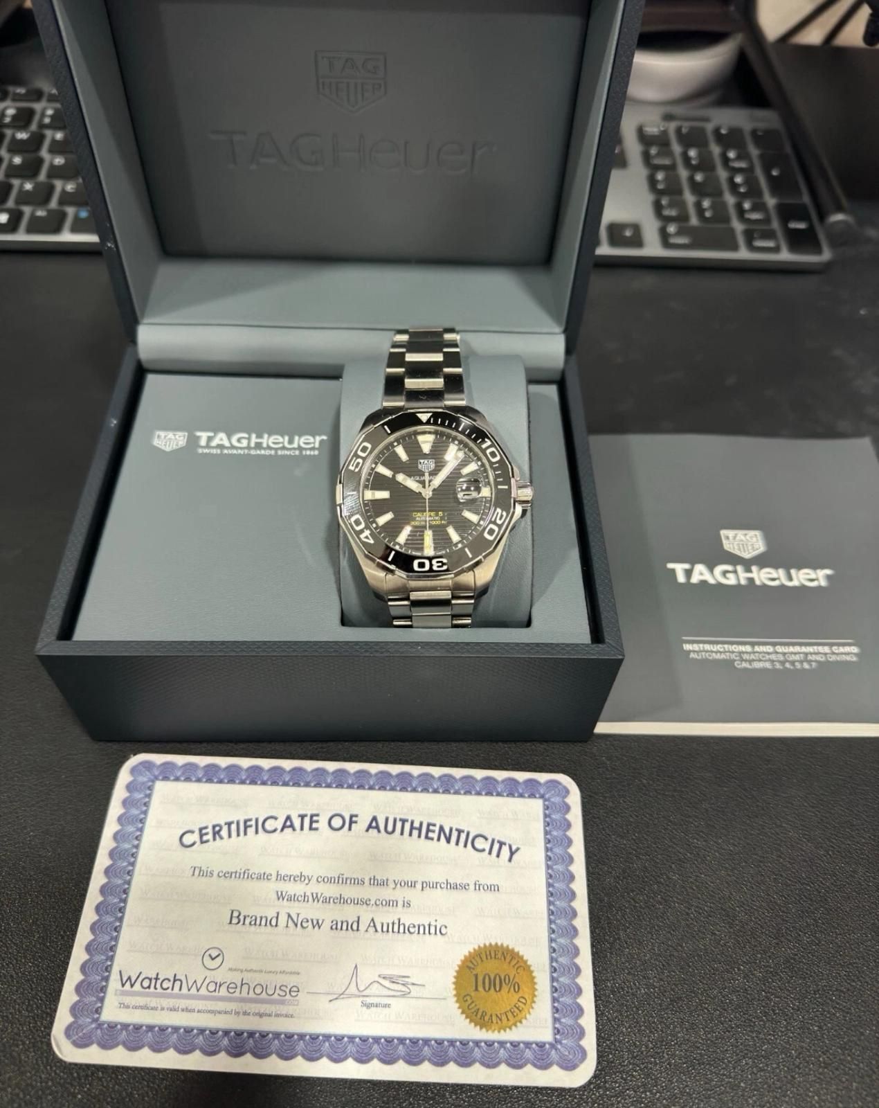 TAG HEUER Aquaracer Black Dial AUTO Men's Watch